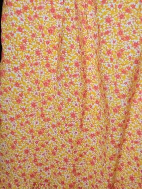 No Boundaries Yellow Pink Floral Sundress